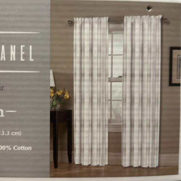 NWT Brayden Window panel (3)set, 50 by 84L by Homewear - Picture 2 of 6